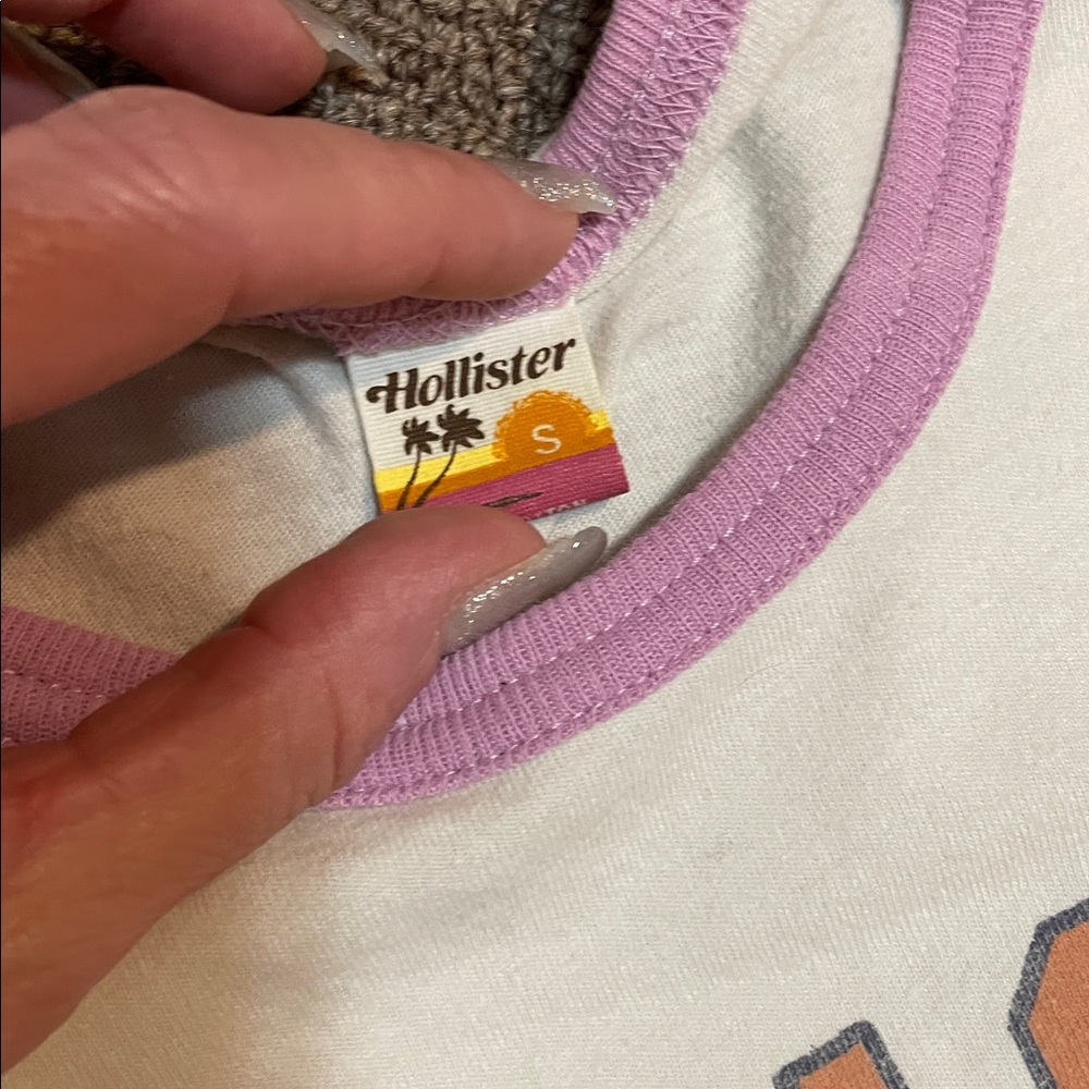 Hollister vintage tee, vintage El Diablo Choppers, raglan tee - Picture 3 of 8